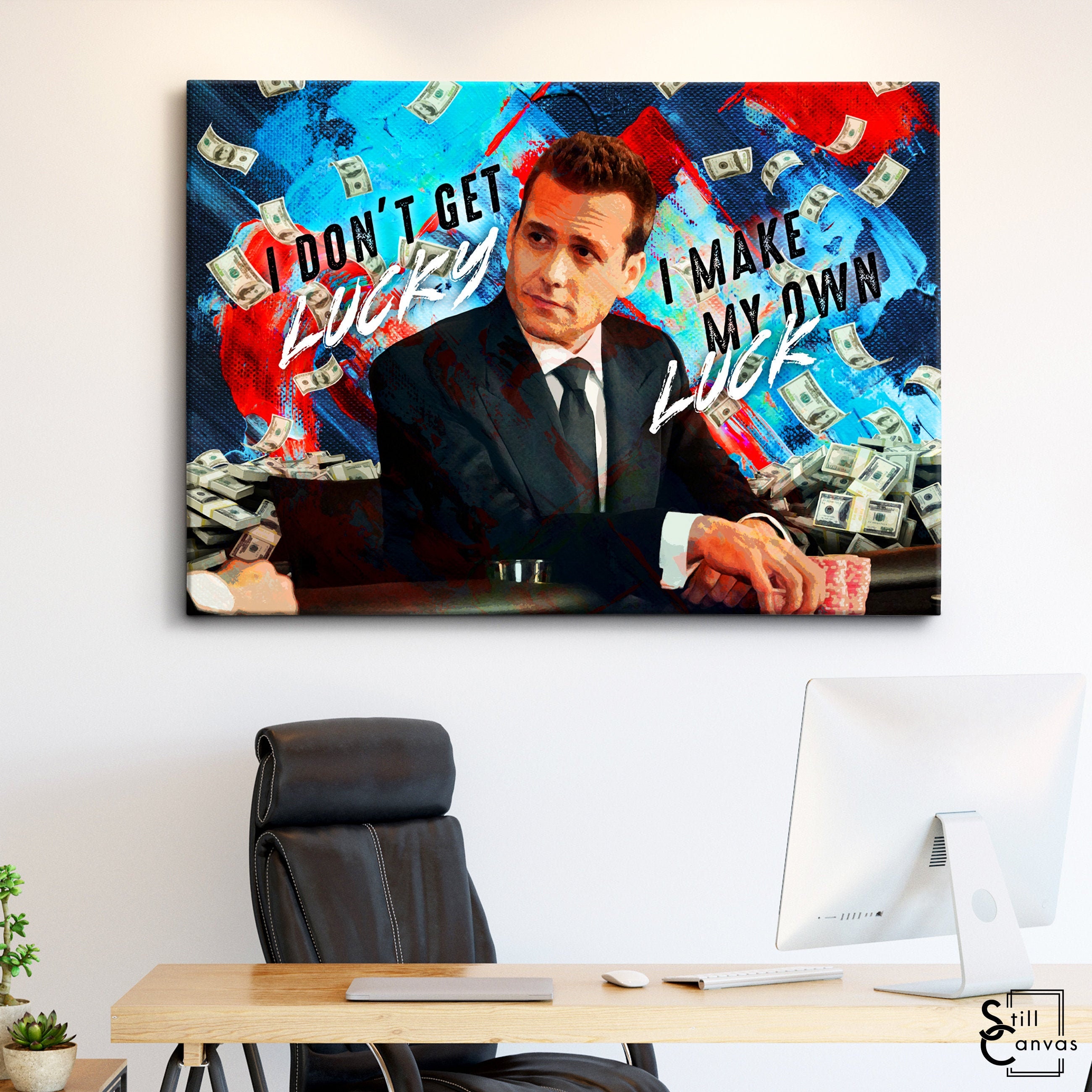 ARTE MOTIVACIONAL Harvey Specter I Etsy España