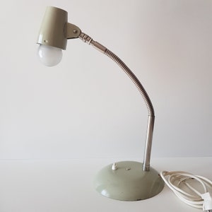 Table lamp, industrial lamp, Bauhaus lamp by SIS, Germany 50/60s.