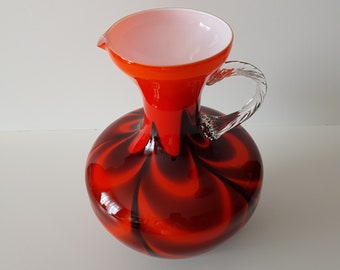 Pop Art Carlo Moretti “Opaline Florence” glass vase, Italy 70s