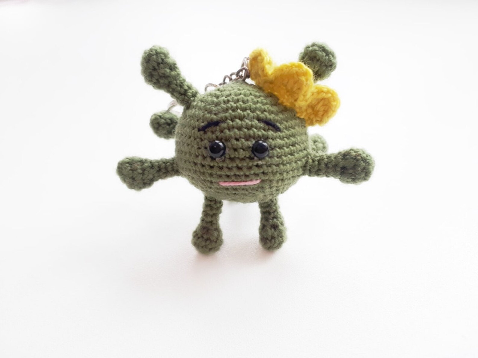 Mini virus figure Cute virus toy crocheted virus souvenir Etsy