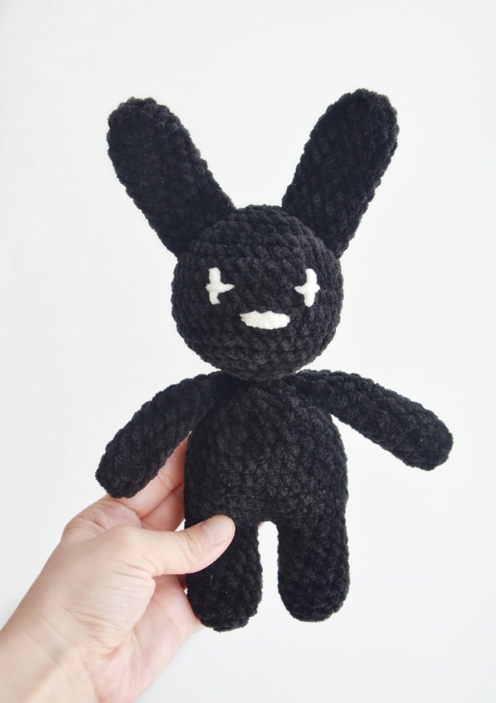 Crochet Bad Bunny Plush Doll Bad Bunny Plush Doll Plush toy Etsy