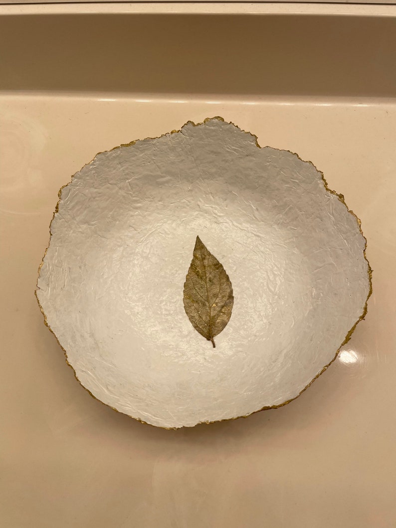 Large Size Paper Mache Pulp Bowl, Decorative Paper Recycled Bowl With