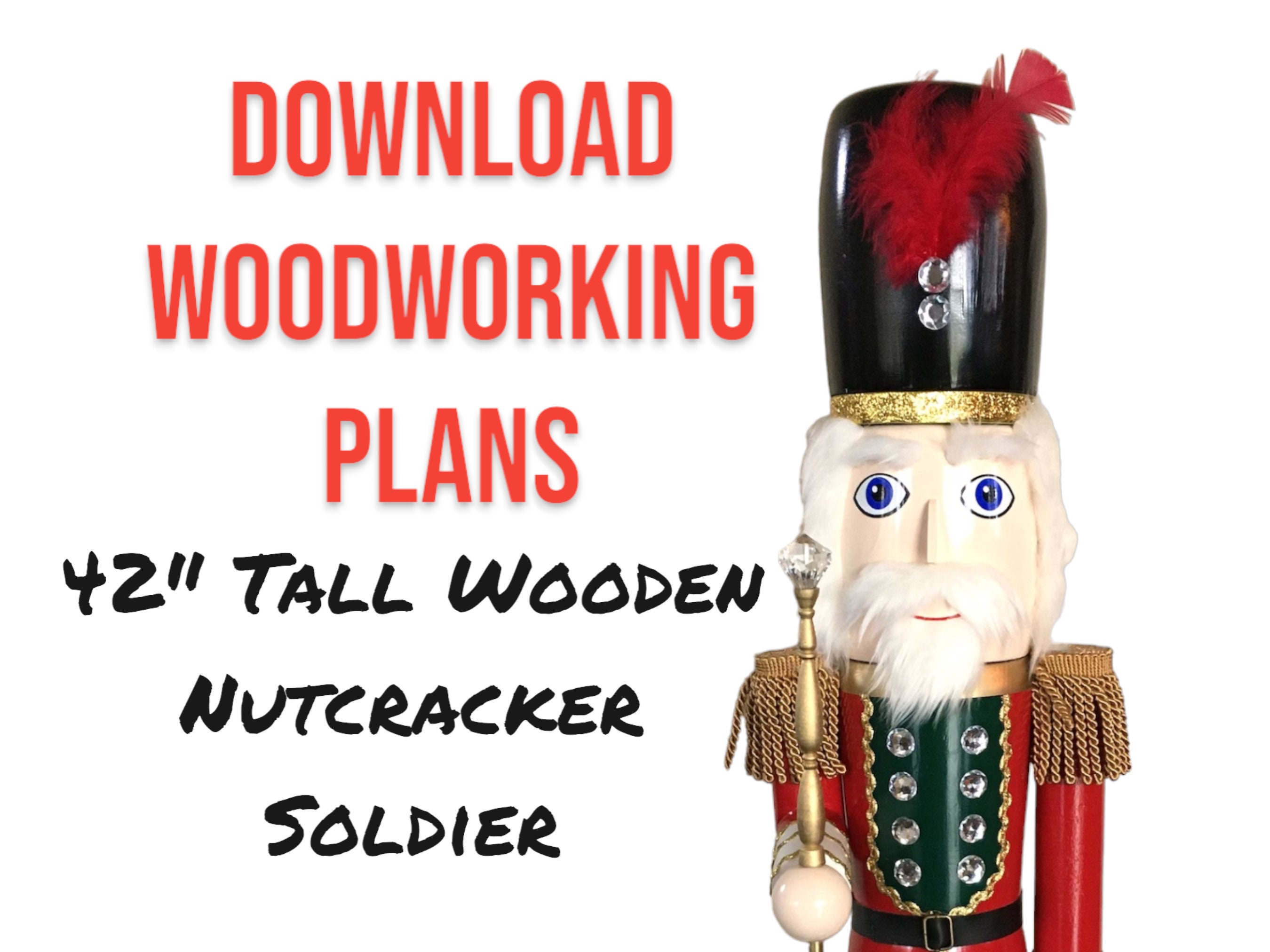 Sassafras Paint Your Own Nutcracker Kids Activity Craft Kit with