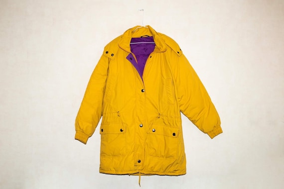 Vintage Rain Coat Yellow (size XL) #1249