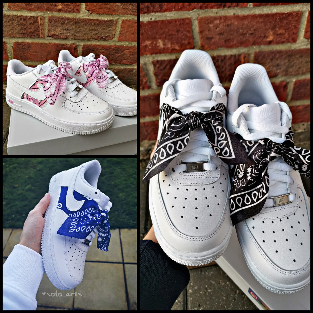 Custom Nike Air Force Bandana Etsy