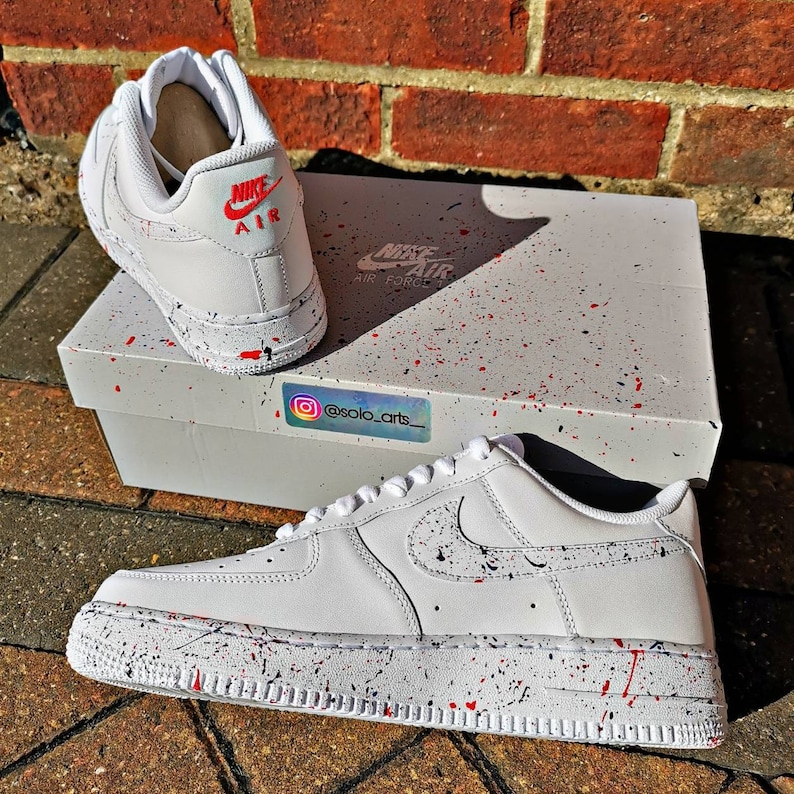 custom air force 1 splatter