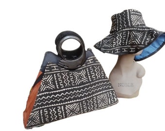 MUD CLOTH Bag & Hat