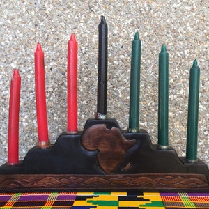 UNITY AFRICA PYRAMID Kwanzaa Kinara