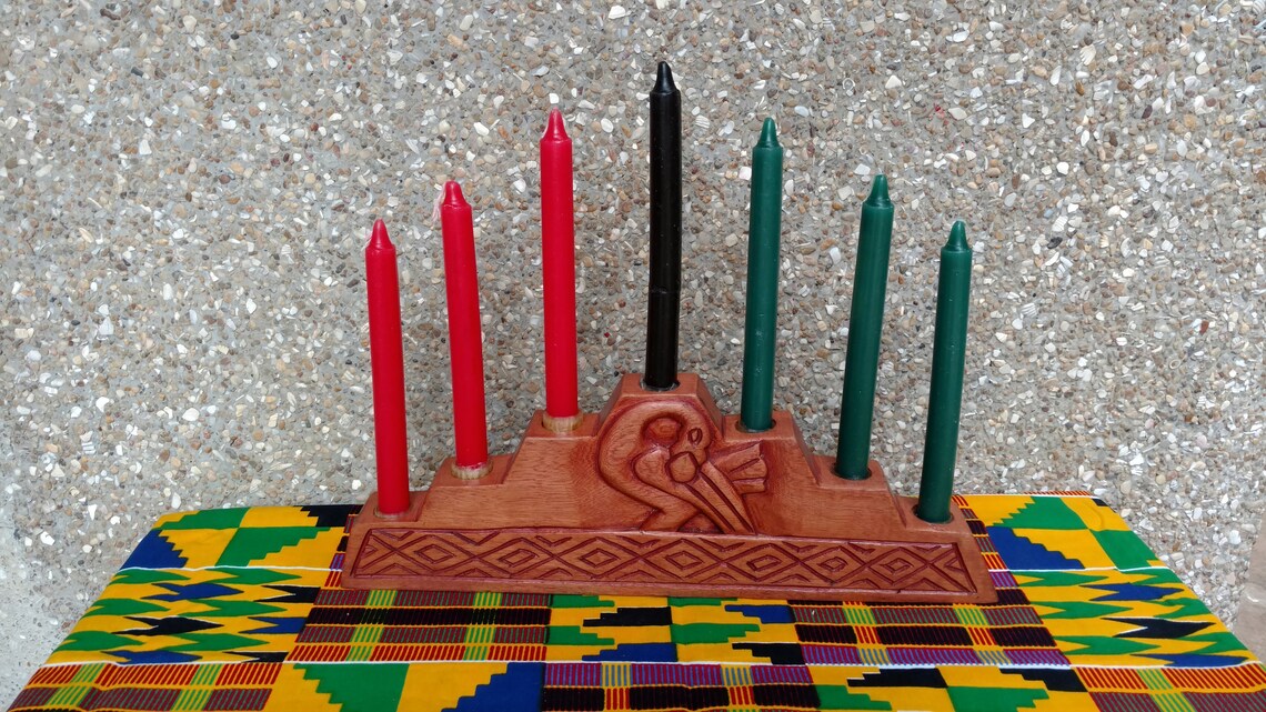SANKOFA PYRAMID kwanzaa Candle Holder Etsy