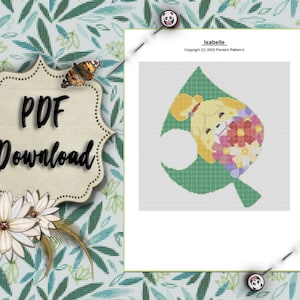 Isabelle Cross Stitch Pattern (PDF Download)