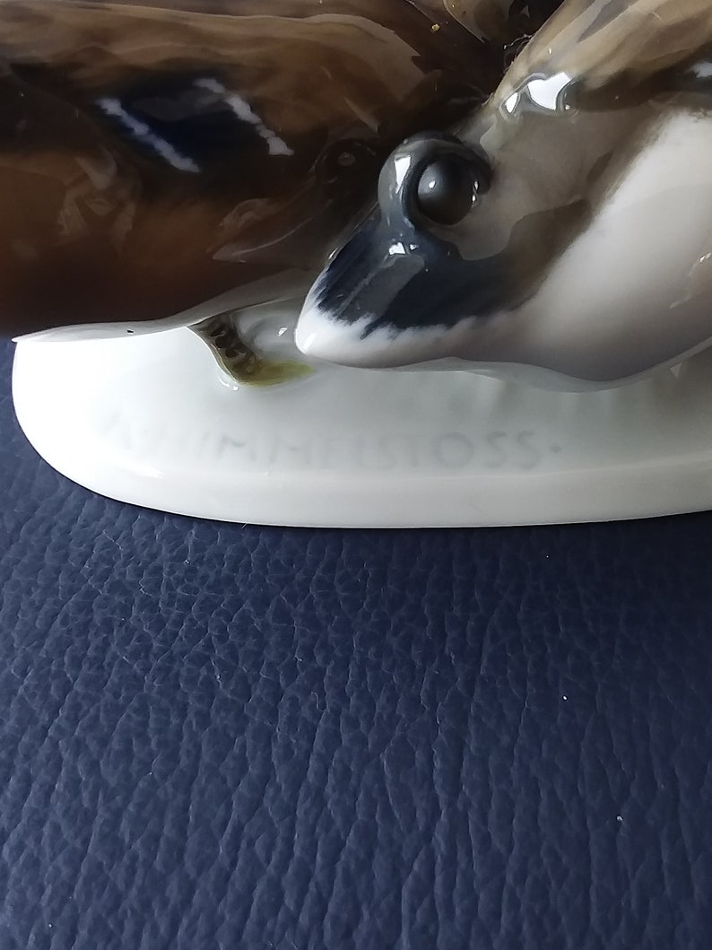 Rosenthal Stockenten Liebespaar Kunstabteilung Selb design Karl Himmelstoss