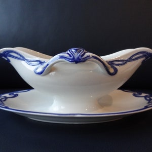 Villeroy and Boch Blue Olga - Etsy
