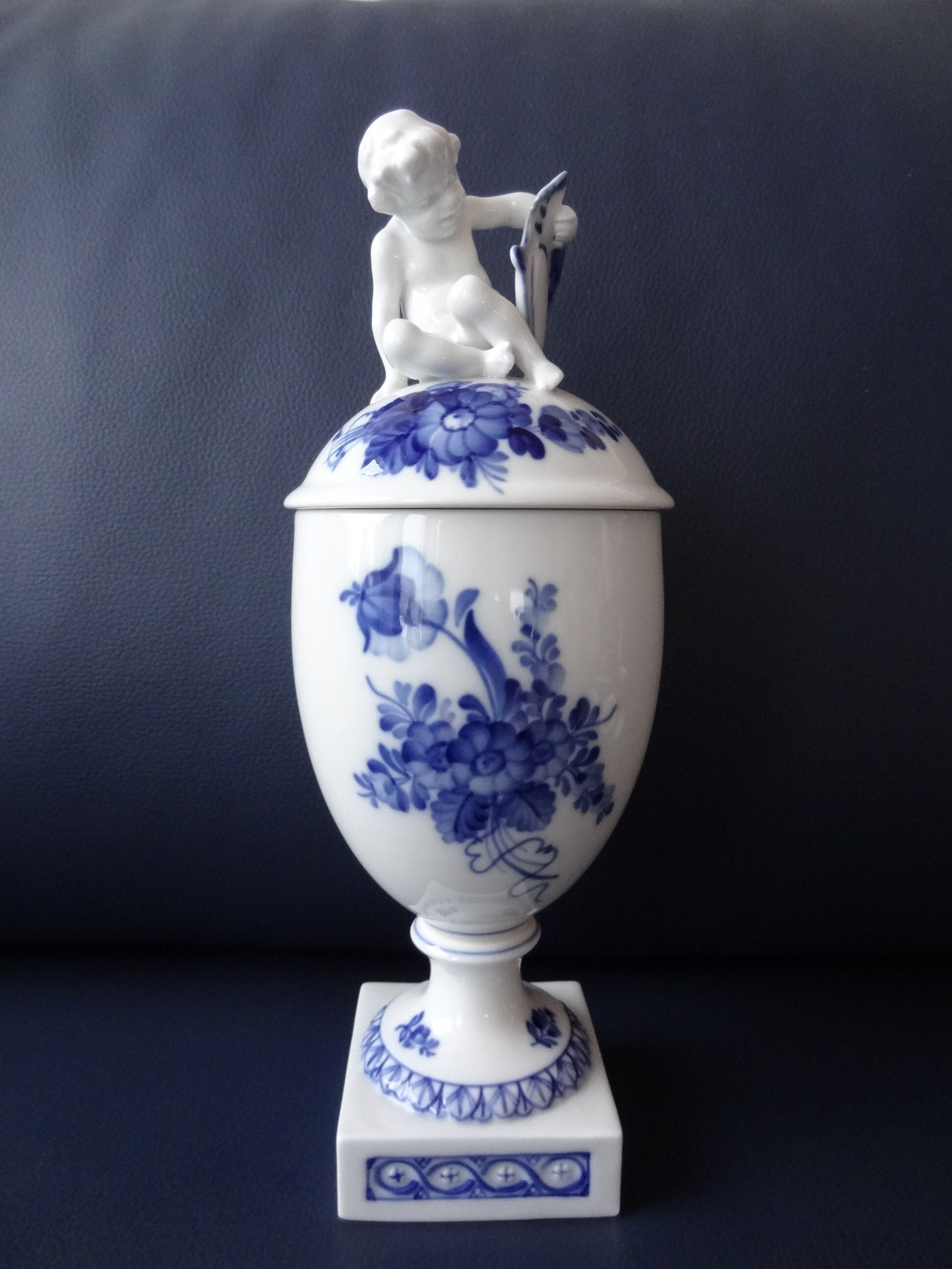 Royal Copenhagen Blue Flower, Lidded Vase, 1754 -  India