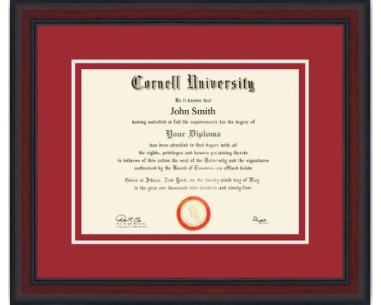 Cornell University diploma frame Etsy