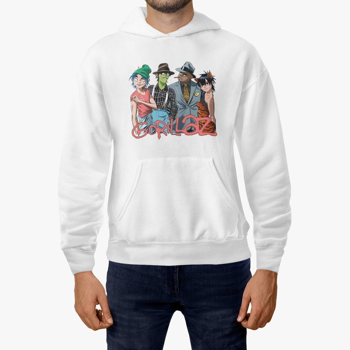 The Gorillaz merch poster hoodie shirt clothing print merch Etsy