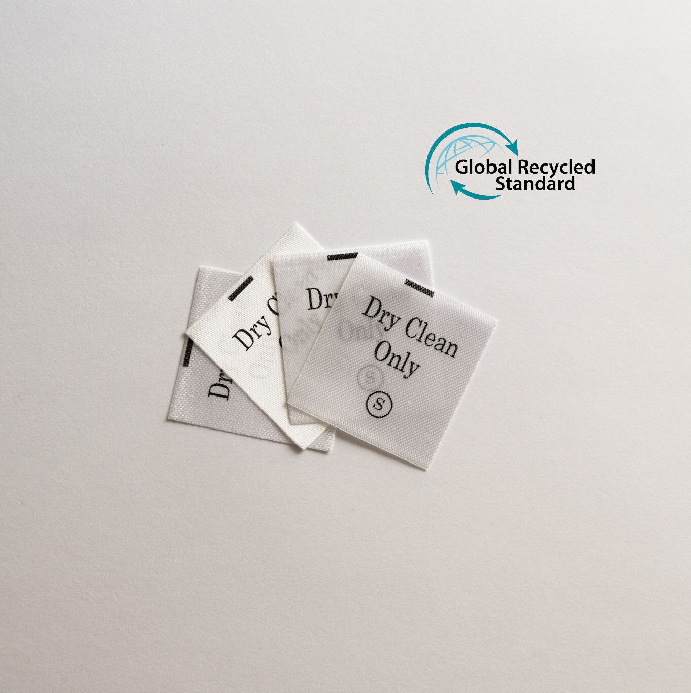 Dry Clean Only Care Label GRS Certified Recycled Polyester Etsy