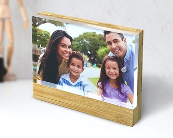 Wooden Photo Frame with magnetic holder, ECO Frame Bamboo, Frame made of wood, Frame for Photo, Photo Frame,  Memories, Family Frames