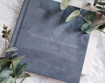 Personalized Love Photo Book - photos printed on pages, Valentine's Gift, Anniversary gift, Premium velvety photo album, High quality prints