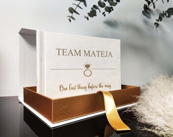 Álbum de fotos personalizado de despedida de soltera, regalo de recuerdo hecho a mano