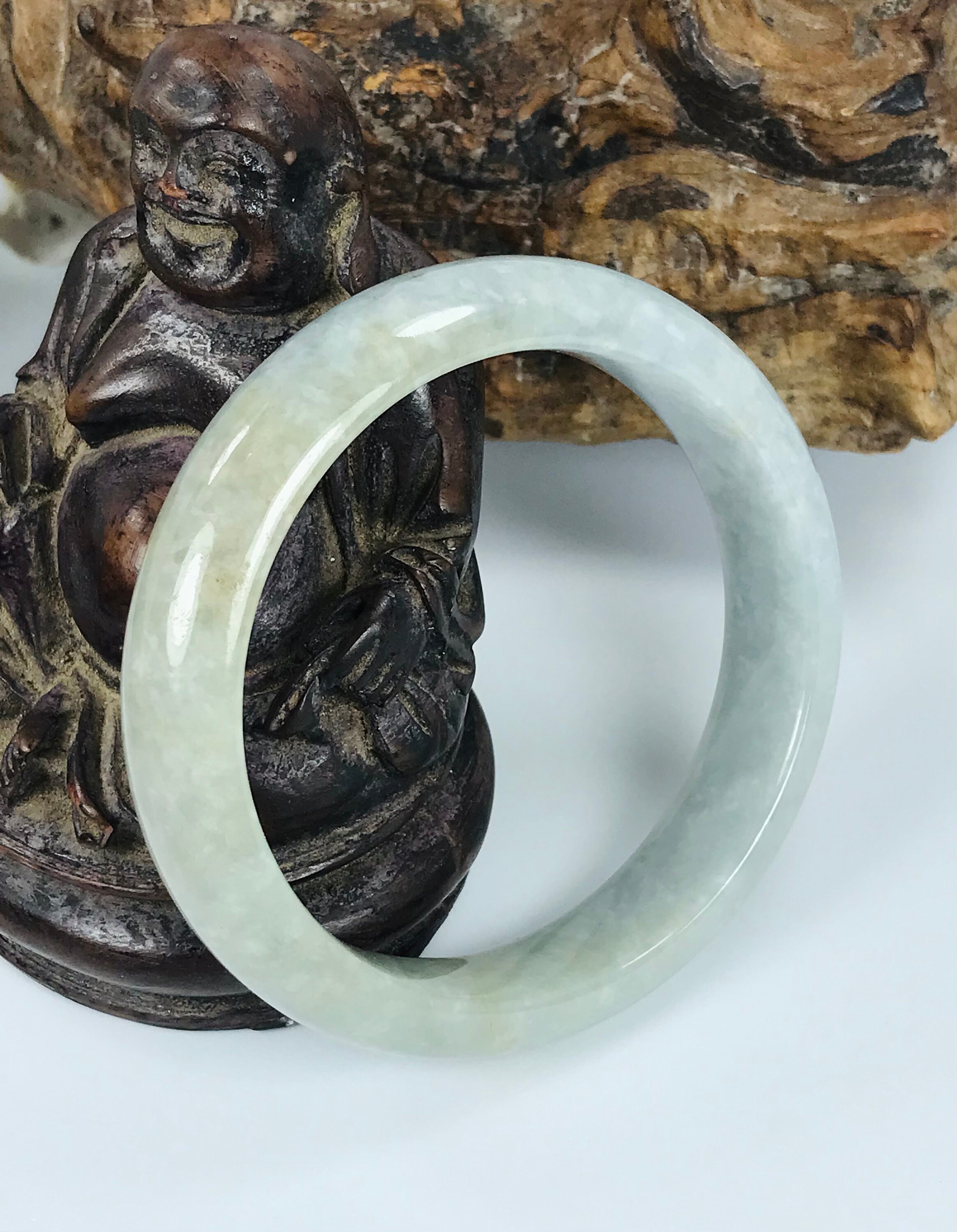 58.7mm Apple and Forest Green With Lavender Milky White