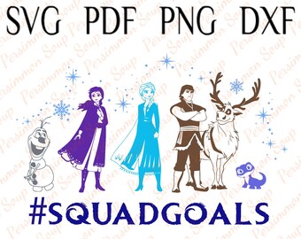 Download Frozen Birthday Svg Etsy