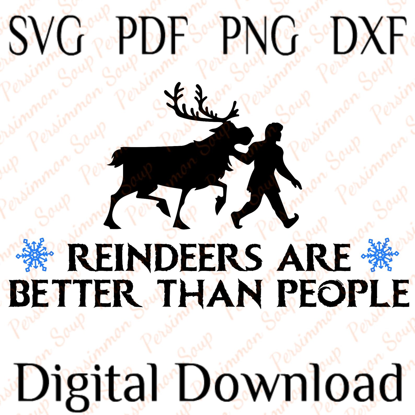 reindeer characters from frozen