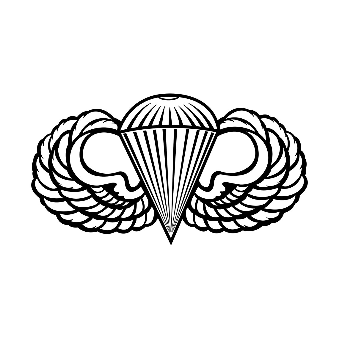 Military Airborne Jump Wings Decal Sticker for Car Truck Jeep Etsy