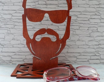 Sunglasses Display Stand. Vector dxf, cdr, svg for CnC, vector file. digital files for cnc. Laser cut files. 197