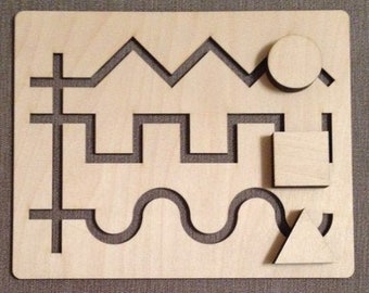 Maze Game For Laser Cut Cnc. Laser cut files SVG, DXF, CDR, vector plans Glowforge files Instant download, cnc file. 727