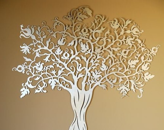 Laser Cut Decorative Wall Tree. Wall Art. File. Vector Dxf Etsy