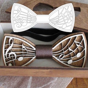 Wooden Bow Tie. Bow Tie Svg,bow Tie Dxf,bow Ties for Men,bow