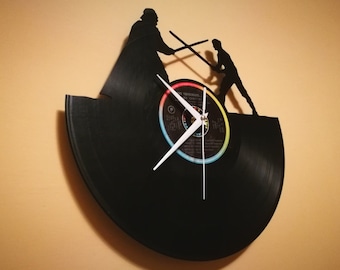Vinyl Record Wall Clock.Laser cut files SVG, DXF, CDR, vector plans Glowforge files Instant download,cnc file,cnc pattern. 368