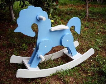 Rocking Horse.Laser archivos cortados SVG, DXF, CDR, planes vectoriales Glowforge archivos descarga instantánea, archivo cnc, patrón cnc, corte cnc. 522