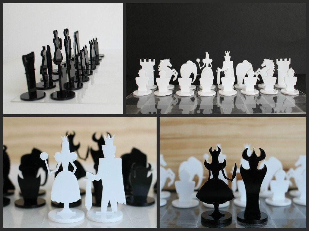 Laser Cut Engraved Chess Set Free Vector cdr Download 