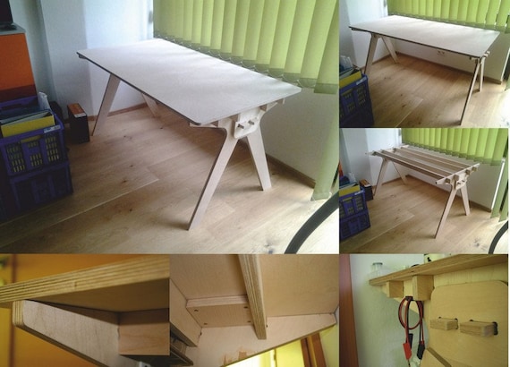 Computer Table. Laser Cut Files SVG DXF CDR Vector Plans - Etsy