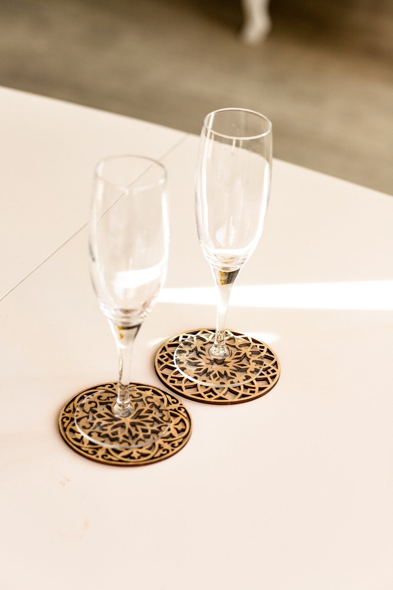 Download Coasters Vector Laser Cut File Ai/DXF/CDR | Etsy