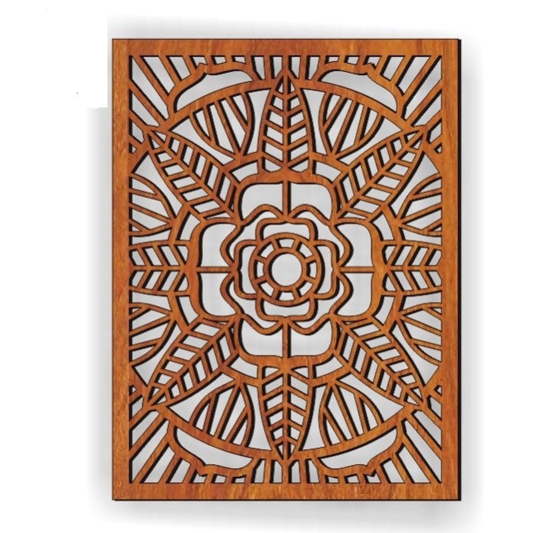 Screen Panel.decorative Folding Screen SVG, File.laser Cut Vector DXF