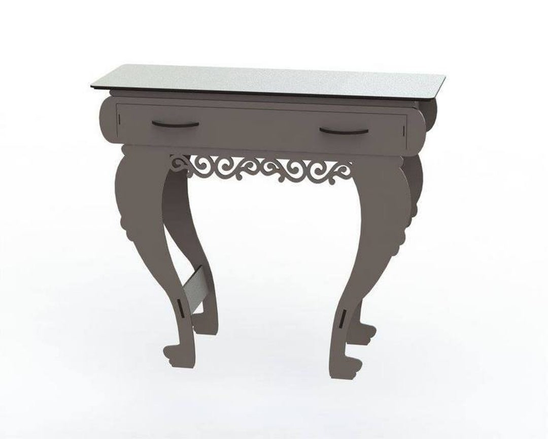 Table With Drawers. Laser Cut Files SVG DXF CDR Vector Plans, Files ...