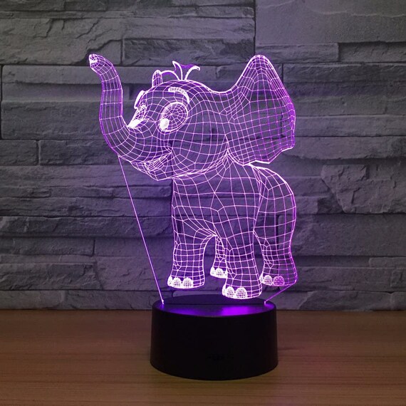 3d elephant lamp online