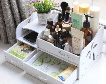 Cosmetische Opslag Box.Laser gesneden bestanden SVG DXF CDR vector plannen, bestanden Instant downloaden, cnc patroon, cnc cut, laser cut. 444