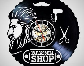 Vinyl clock.Vector model laser cut template, cnc plans, glowforge, laser cut pattern, vector files for cnc, CDR.377