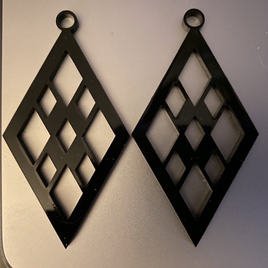 Acrylic Earrings Template.laser Cut Files. Vector Plans Files Etsy