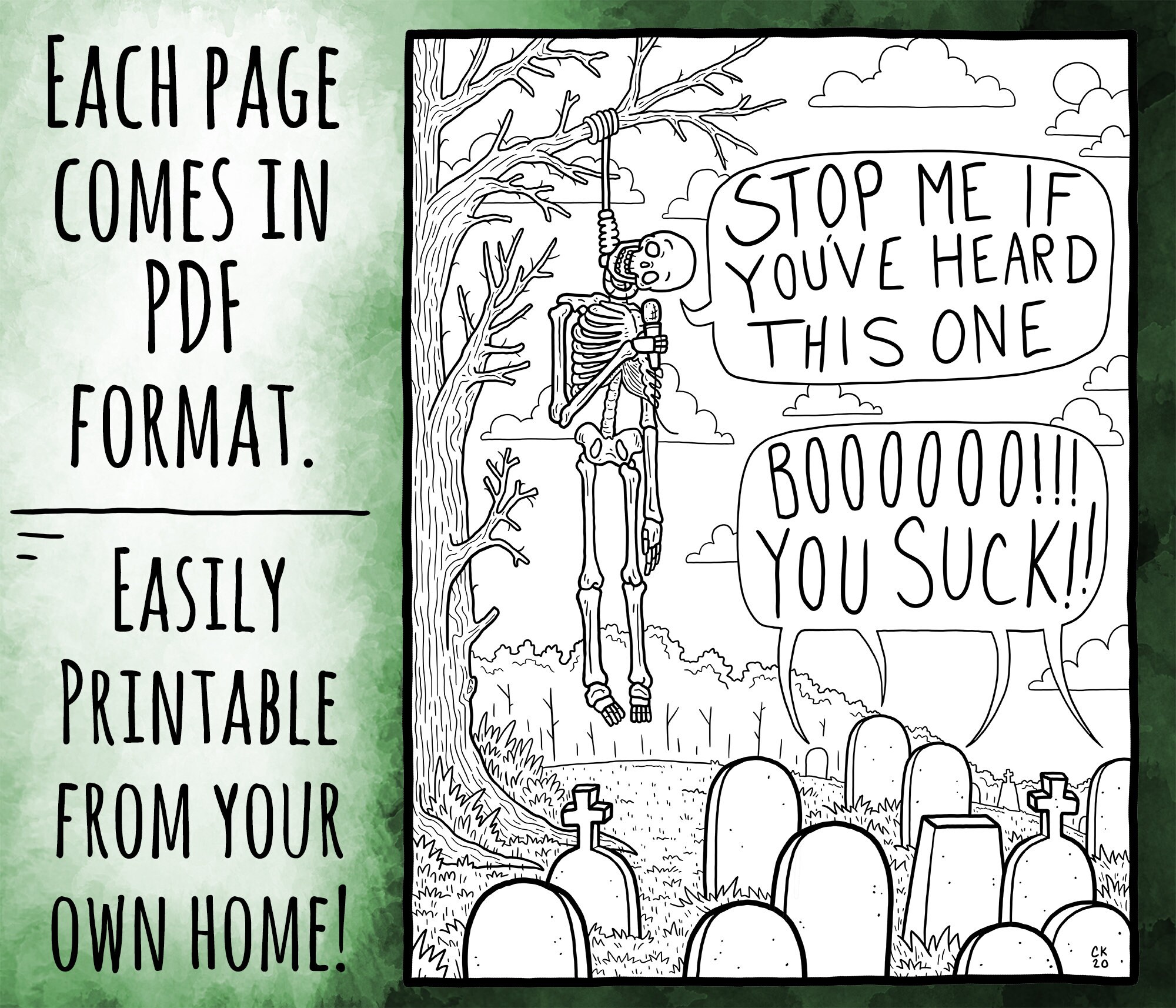 Let's Get Weird: Adult Coloring Pages 5 Printable Coloring Pages ...