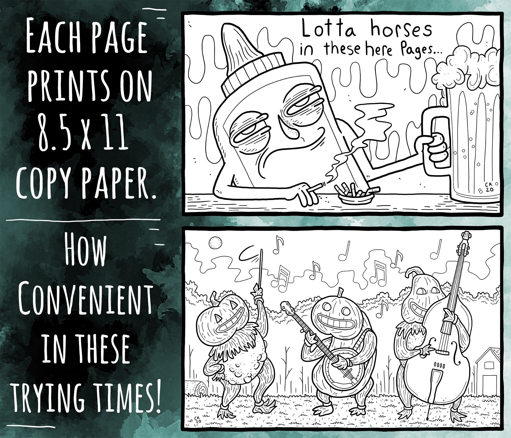 Let's Get Weird: Adult Coloring Pages 5 Printable Coloring Pages ...