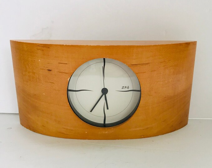 Modernist Ziro Clock. Mid Century Modern Wooden Clock. Etsy Singapore