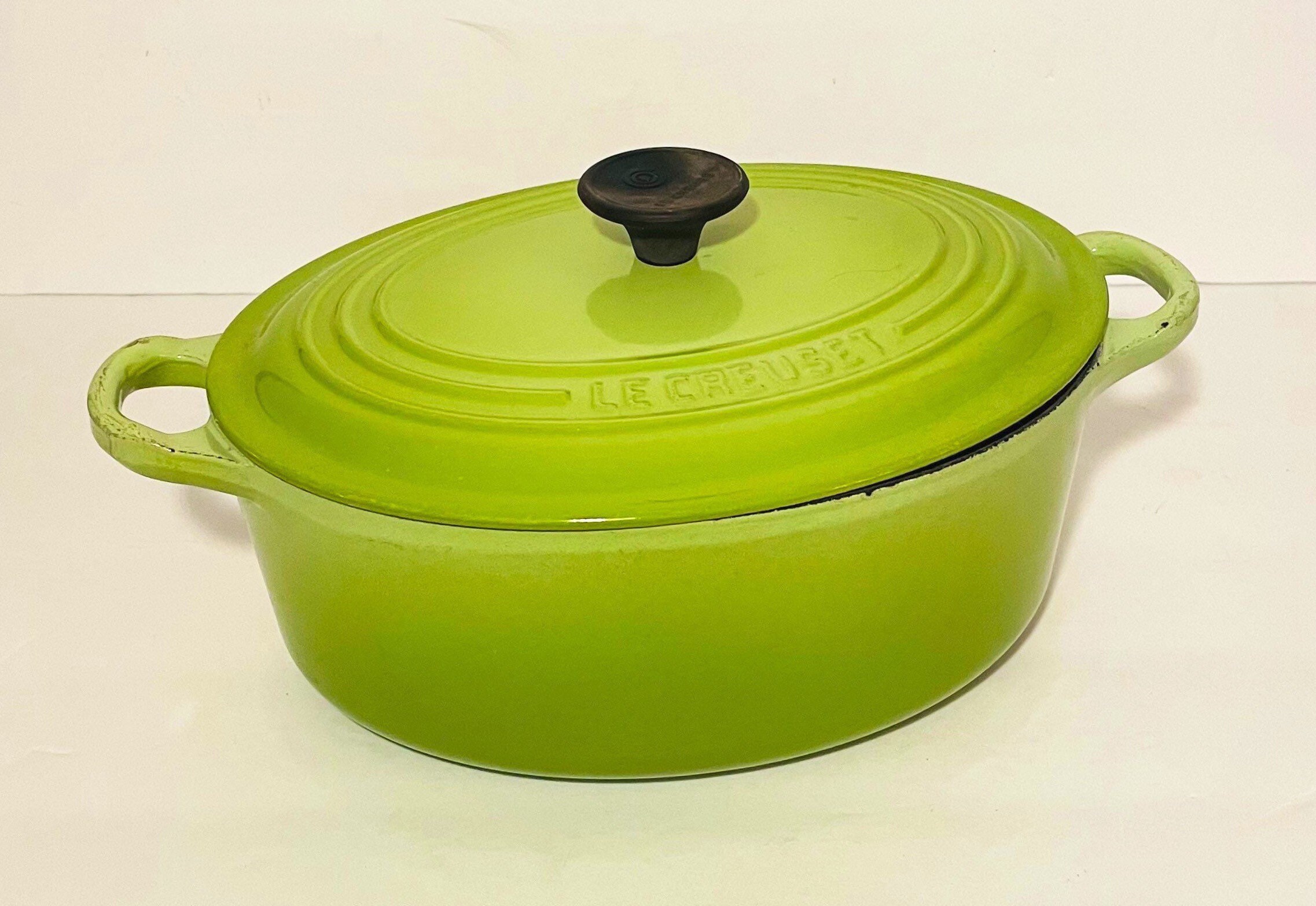 Le Creuset Kiwi Dutch Enameled Cast Iron - Etsy