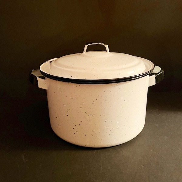 White Enamelware Etsy