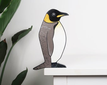 Emperor penguin door topper, penguin door frame decoration, quirky wall art, unusual gifts, cute housewarming gift for women