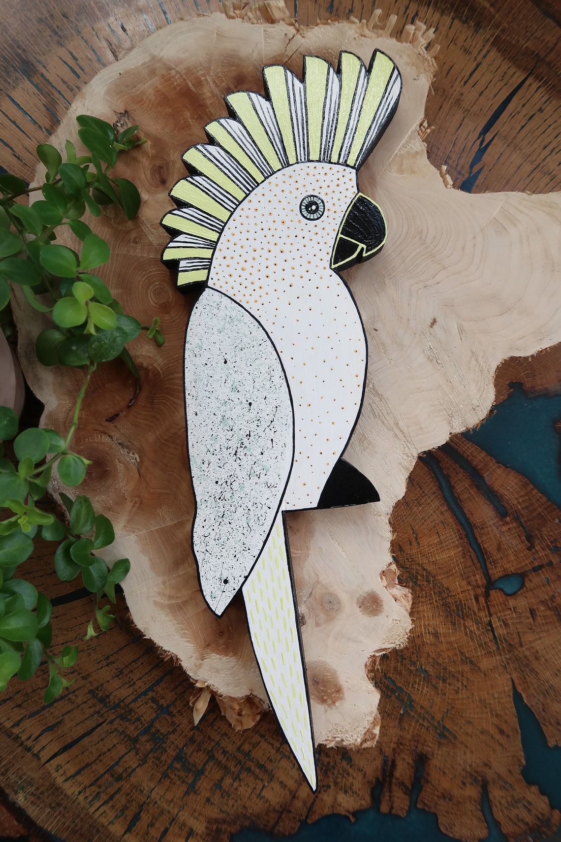 Cockatoo Door Topper Parrot Decoration Tropical Birds Etsy