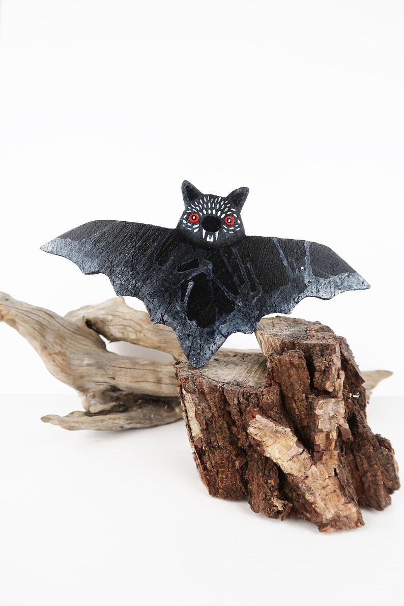 Bat decoration for wall halloween hanging flying bats Etsy